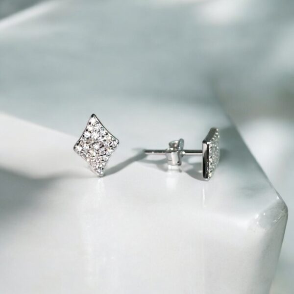 Radiant Diamond Stud Earrings