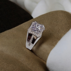 Radiant Starburst Cushion Ring