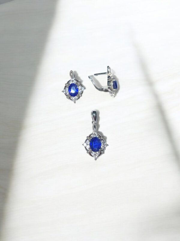 Radiant Elegance Blue Sapphire Set