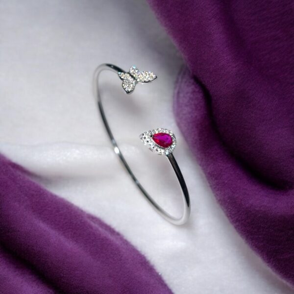 Butterfly Glow Cuff Bracelet - Image 2