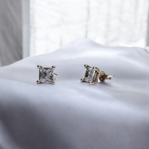 Radiance Square Stud Earrings