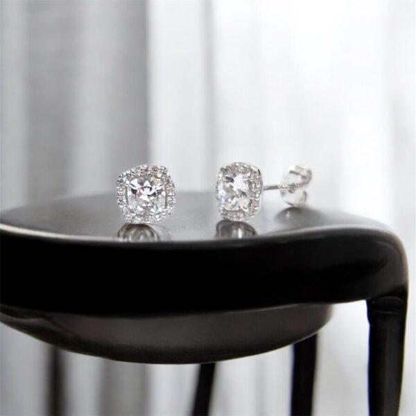 Radiance Halo Stud Earrings