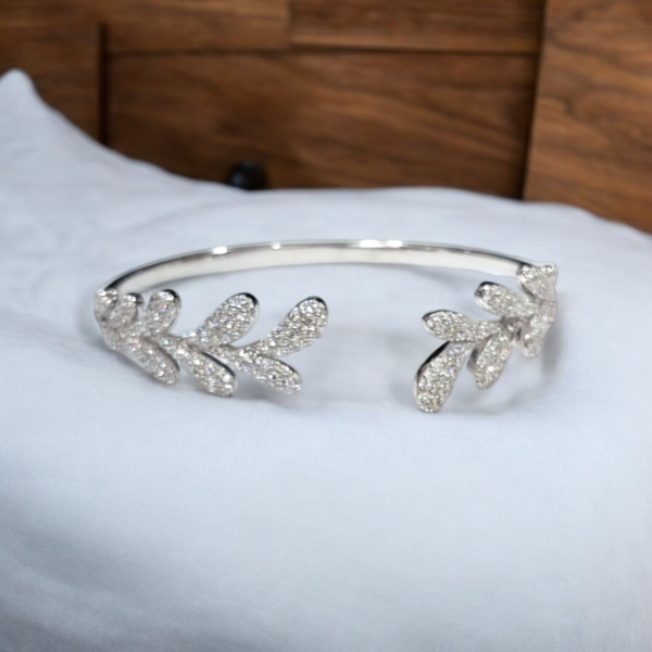 Golden Laurel Adjustable Bangle