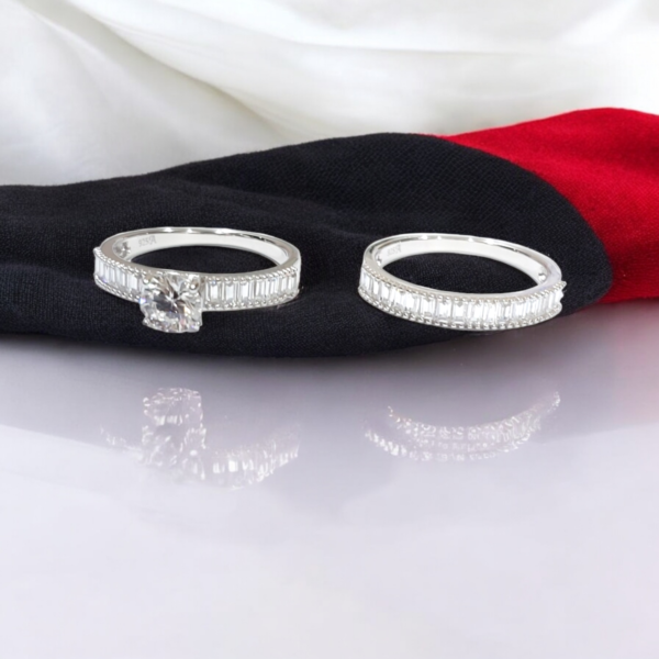Baguette CZ Ring Set - Image 2
