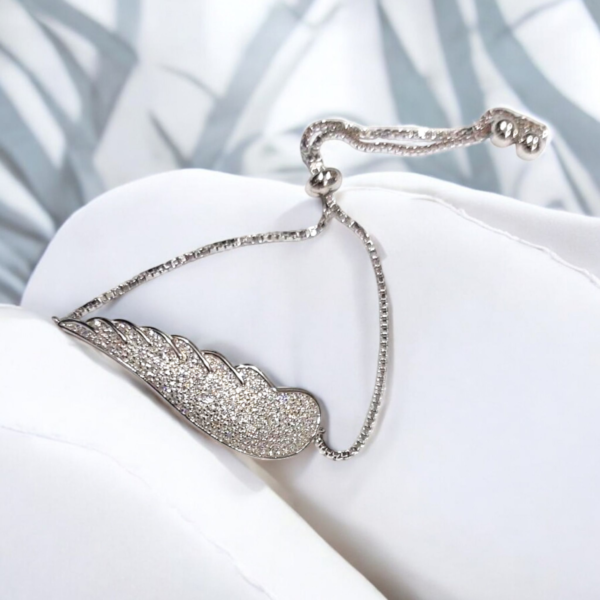 Angel Wing Sterling Silver Bracelet