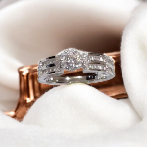 Radiant Brilliance CZ Ring Set