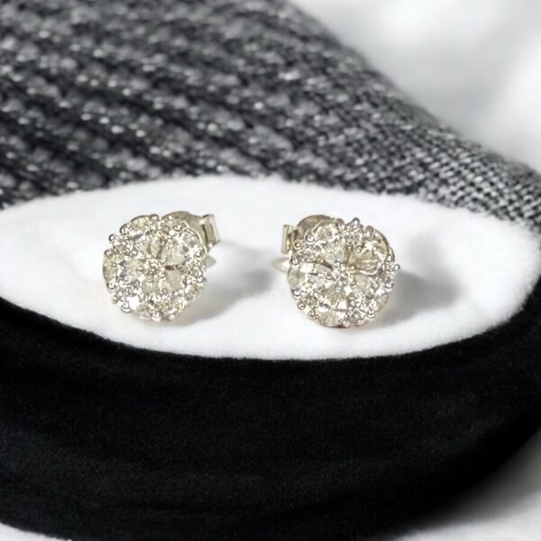 Radiance Halo Stud Earrings
