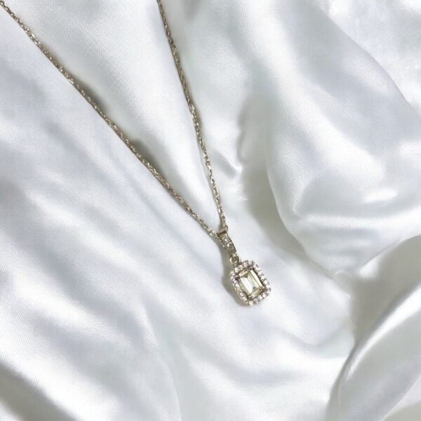 Timeless Elegance Emerald-Cut Necklace