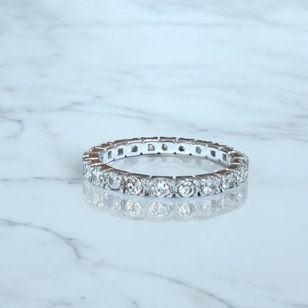 Eternal Radiance CZ Eternity Ring - Image 2