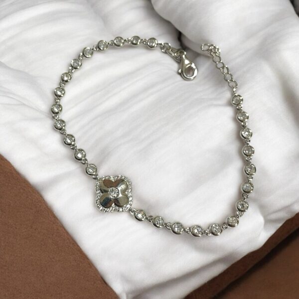 Celeste Bloom Sterling Silver Bracelet