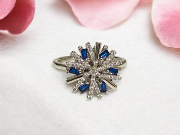 Celestial Burst Cocktail Ring - Image 2