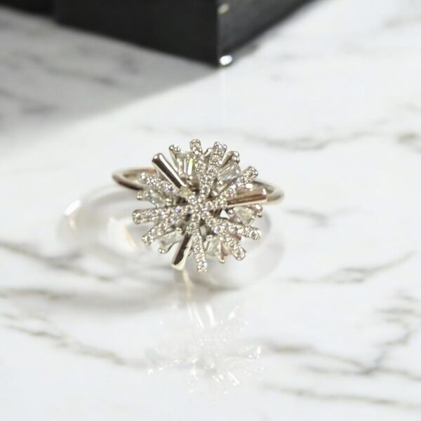Celestial Burst Cocktail Ring - Image 4