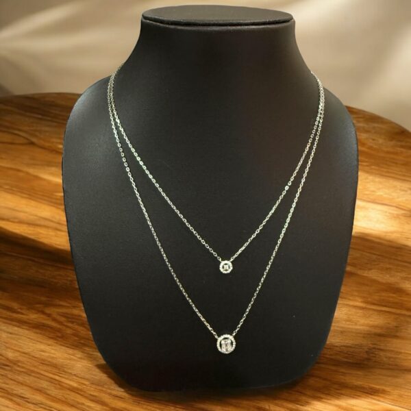 Celeste Duo Pendant Necklace