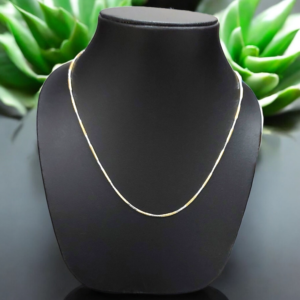 Lustre Duo Textured Sterling Silver Gold-Plated Chain
