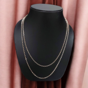 Rosé Loop Gold-Plated Sterling Silver Chain