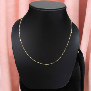Golden Beadline Gold-Plated Sterling Silver Chain
