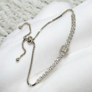Regal Radiance Sterling Silver Bracelet