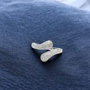 Celestial Twist Sparkle Ring