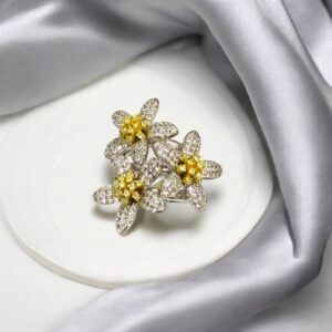 Blossom Cluster Statement Ring